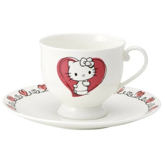 Sanrio Bone China Tasse und Teller Set Hello Kitty - Smalltinytoystore