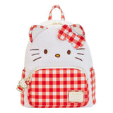 Sanrio by Loungefly Mini Rucksack Hello Kitty Gingham Cosplay - Smalltinytoystore