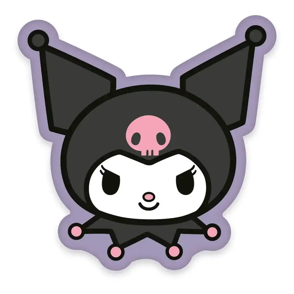 Sanrio Dekokissen Kuromi Face 36 cm - Smalltinytoystore