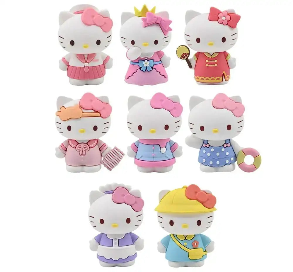 Sanrio Dress-Up Series Minifiguren Hello Kitty 7 cm Display (12) - Smalltinytoystore