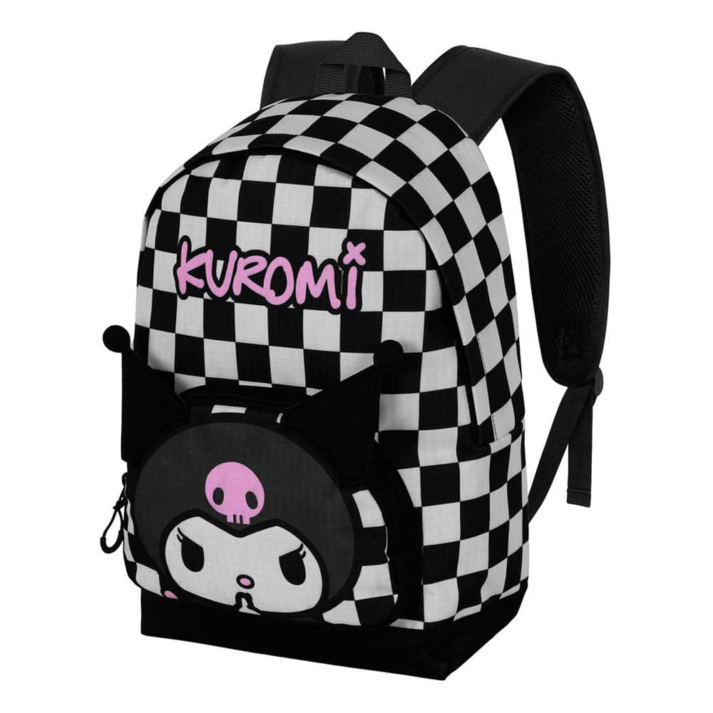 Sanrio Fan HS Rucksack Kuromi B & W 2.2 Black. - Smalltinytoystore