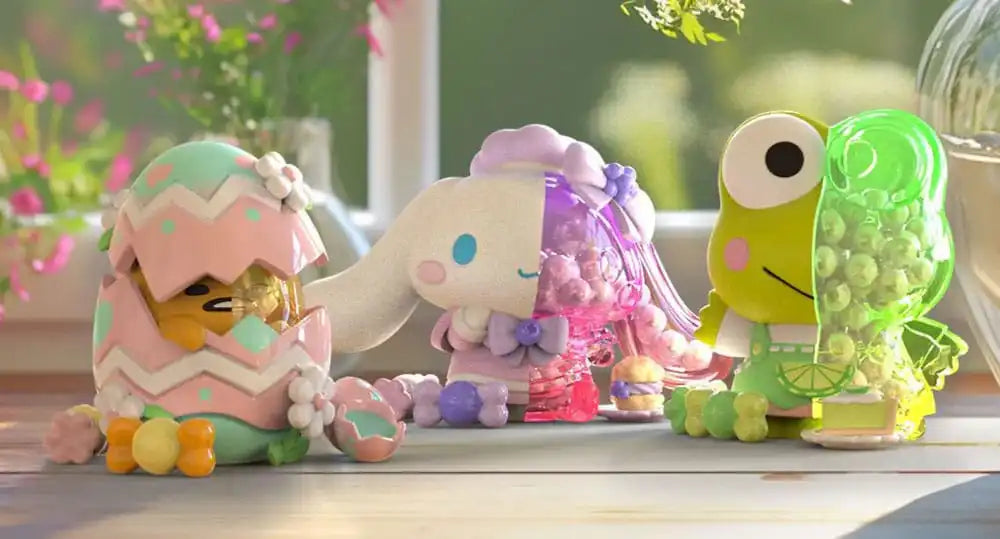 Sanrio Floral Daydream Series Kandy 4 inch Vinyl Figure Blind Box Display (6) - Smalltinytoystore