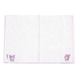 Sanrio Notizbuch Kuromi & My Melody Pastel Flower Holographic Checkered