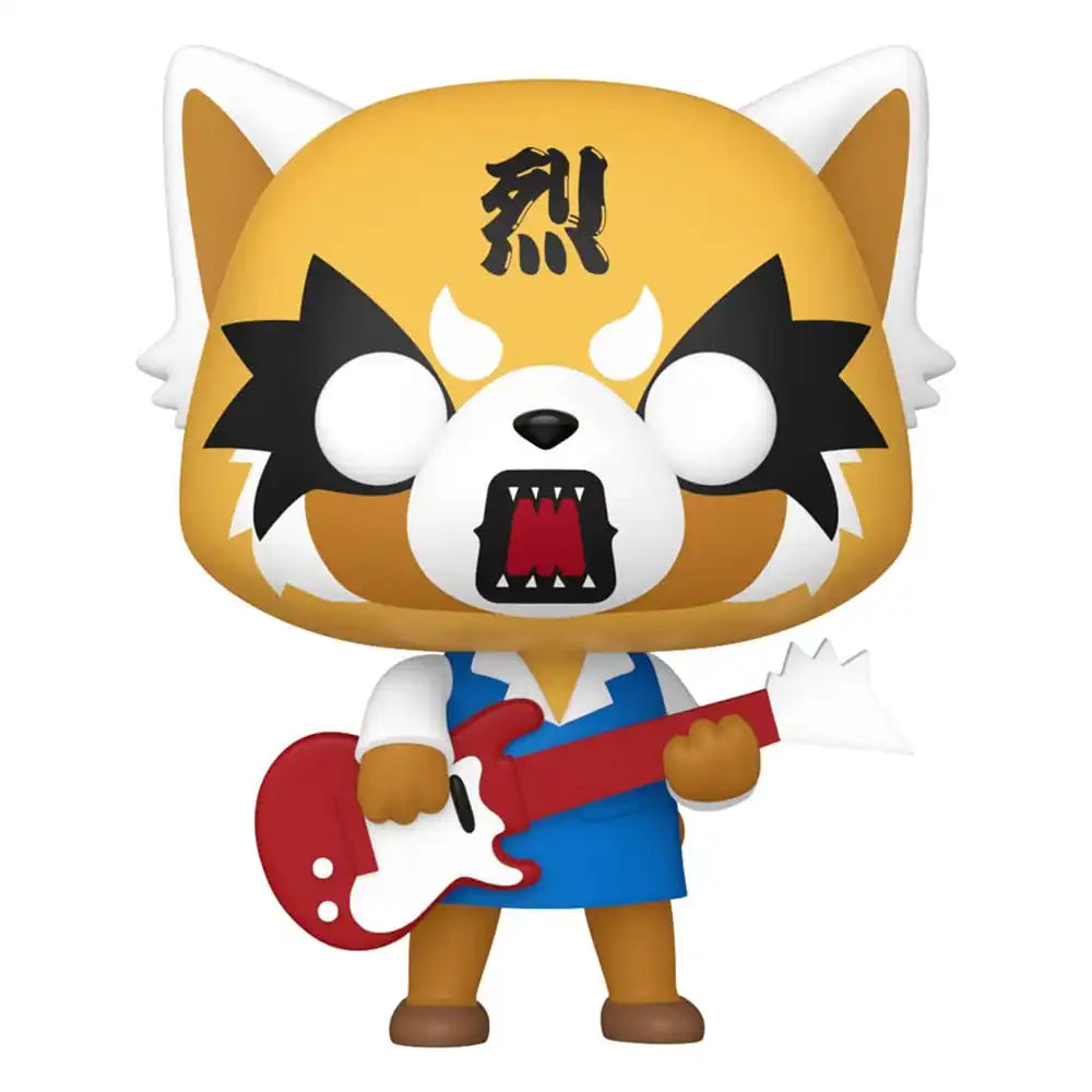 Sanrio POP! Animation Vinyl Figur Aggretsuko w/Guitar 9 cm - Smalltinytoystore