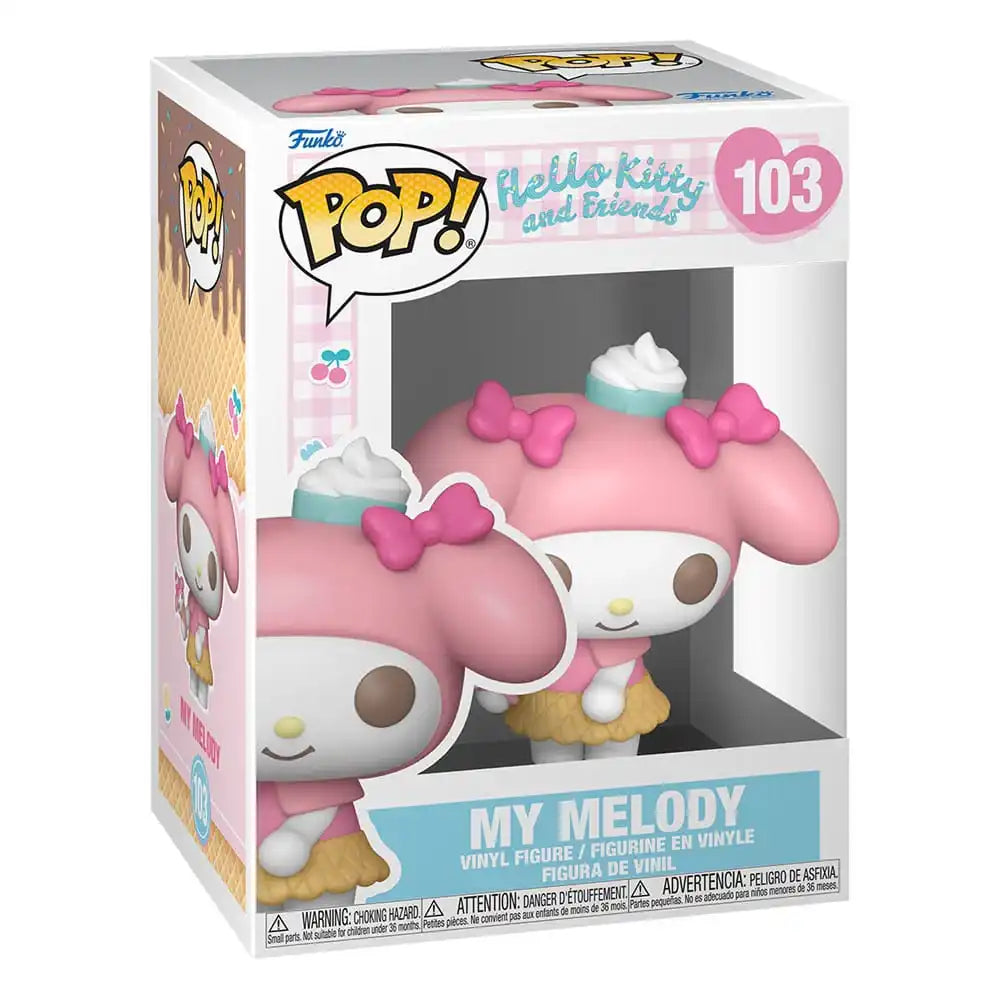 Sanrio POP! Animation Vinyl Figur Hello Kitty- My Melody (IC) 9 cm - Smalltinytoystore