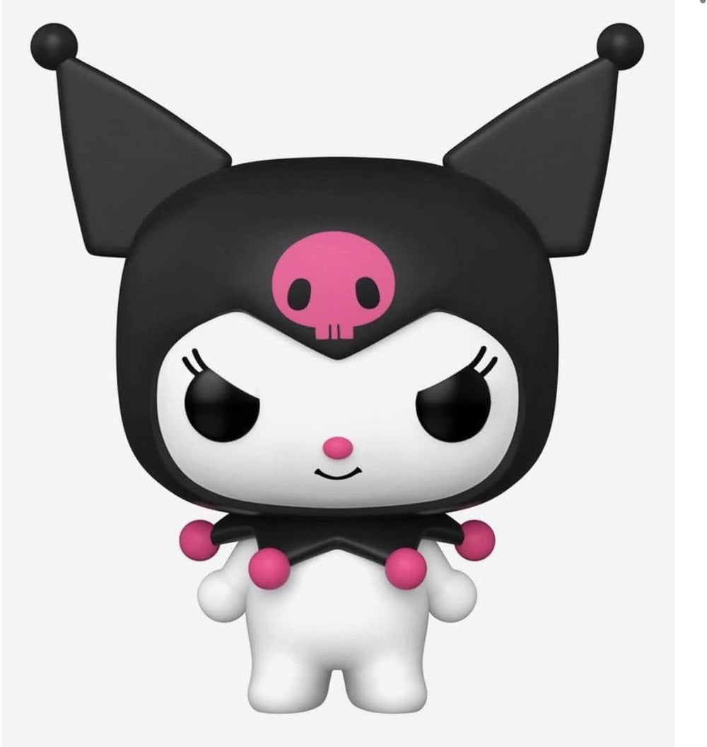 Sanrio POP! Animation Vinyl Figur Hooded Kuromi 9 cm - Smalltinytoystore
