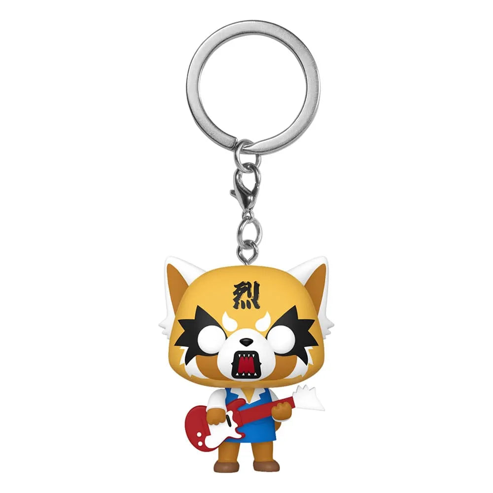Sanrio POP! Vinyl Schlüsselanhänger 4 cm Aggretsuko w/Guitar Display (12) - Smalltinytoystore