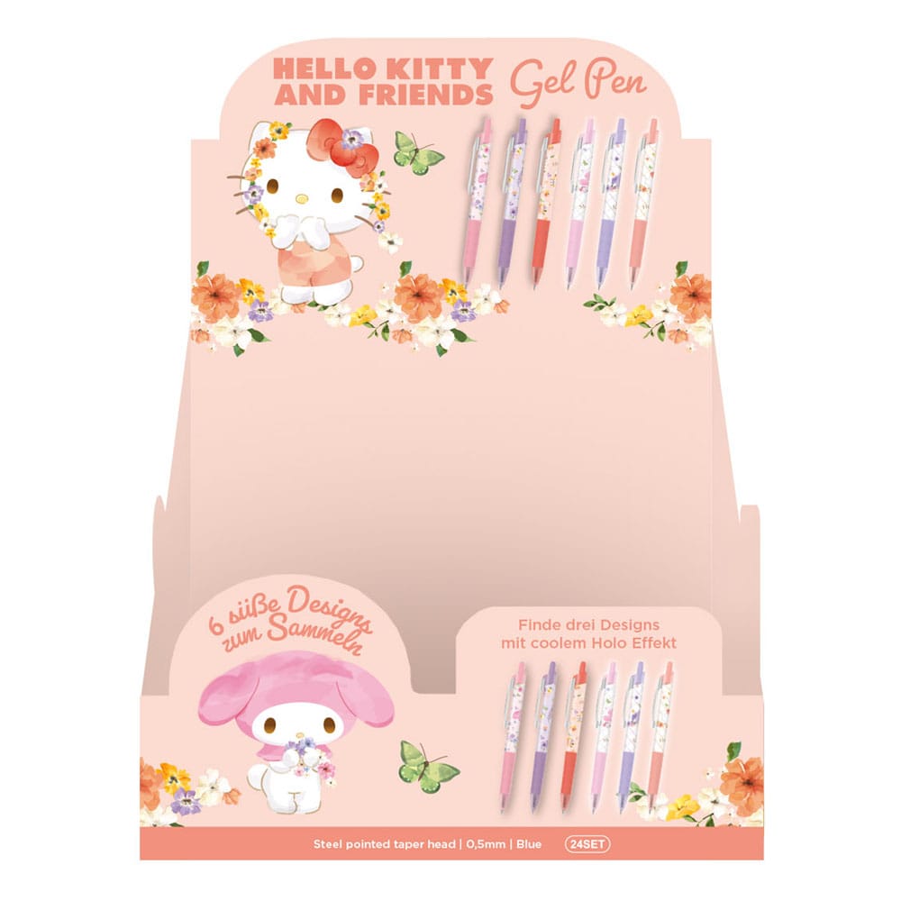 Sanrio Premium Gelstifte Hello Kitty & Friends Display (24) - Smalltinytoystore