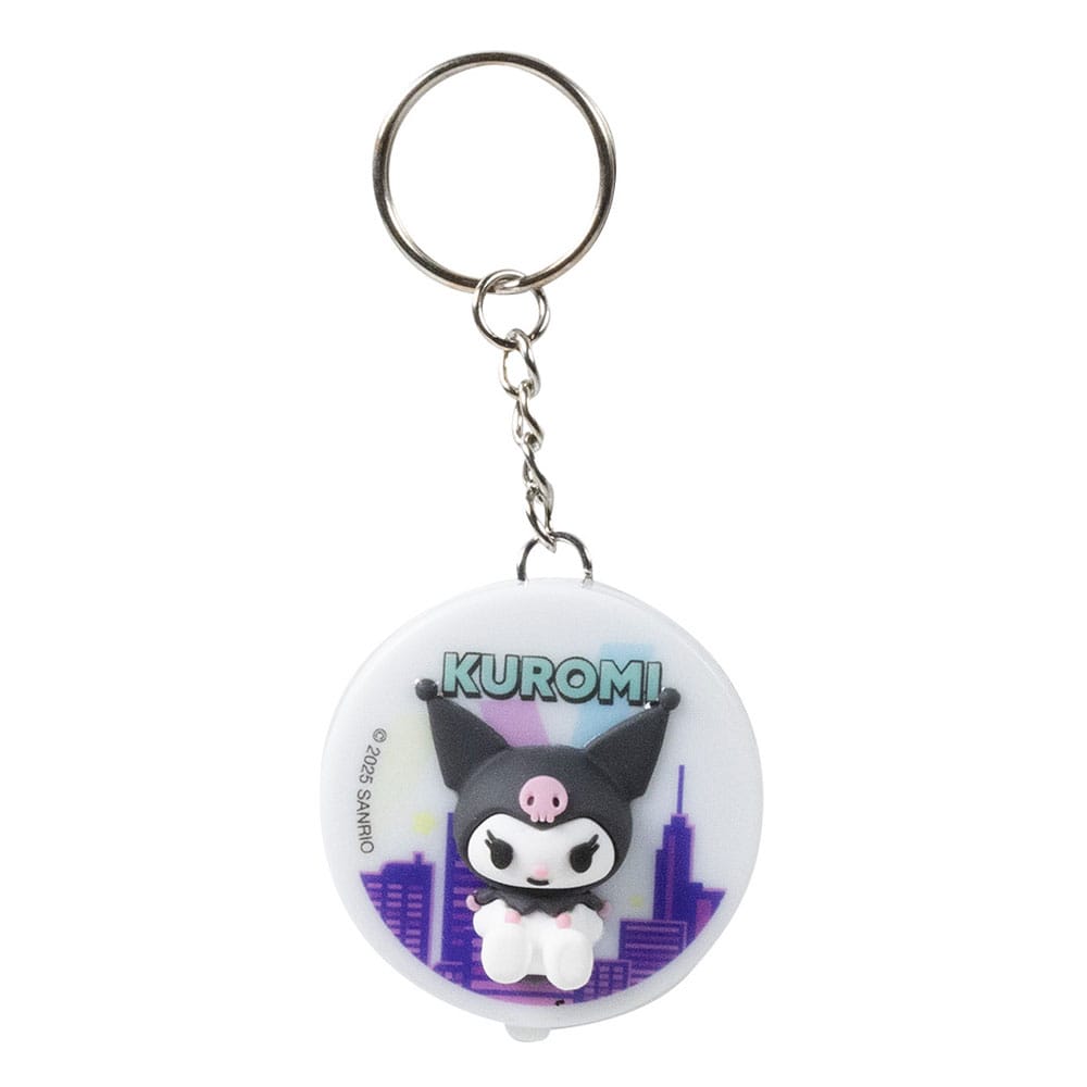 Sanrio Schlüsselanhänger mit Licht Kuromi - Smalltinytoystore