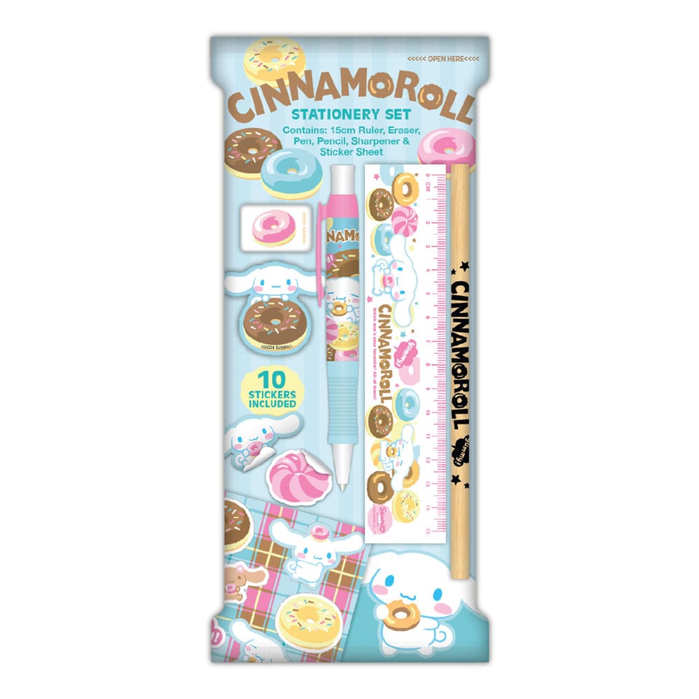Sanrio Schreibset 6er-Pack Cinnamoroll - Smalltinytoystore