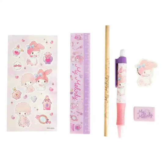 Sanrio Schreibset 6er-Pack My Melody - Smalltinytoystore