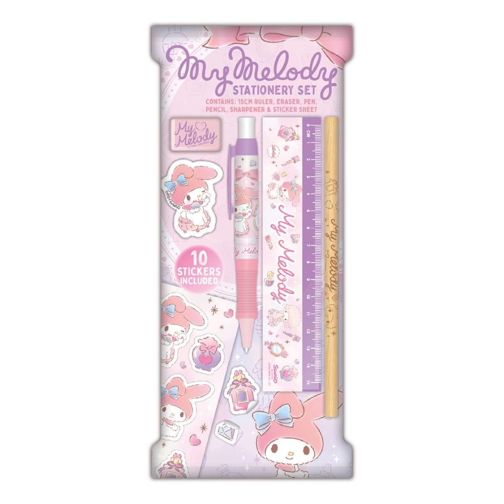 Sanrio Schreibset 6er-Pack My Melody - Smalltinytoystore