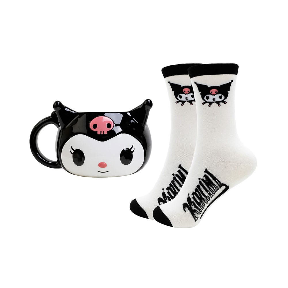 Sanrio Set 3D Tasse und Socken Kuromi - Smalltinytoystore