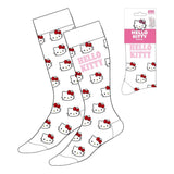 Sanrio Socken Hello Kitty Face White 36-43 - Smalltinytoystore