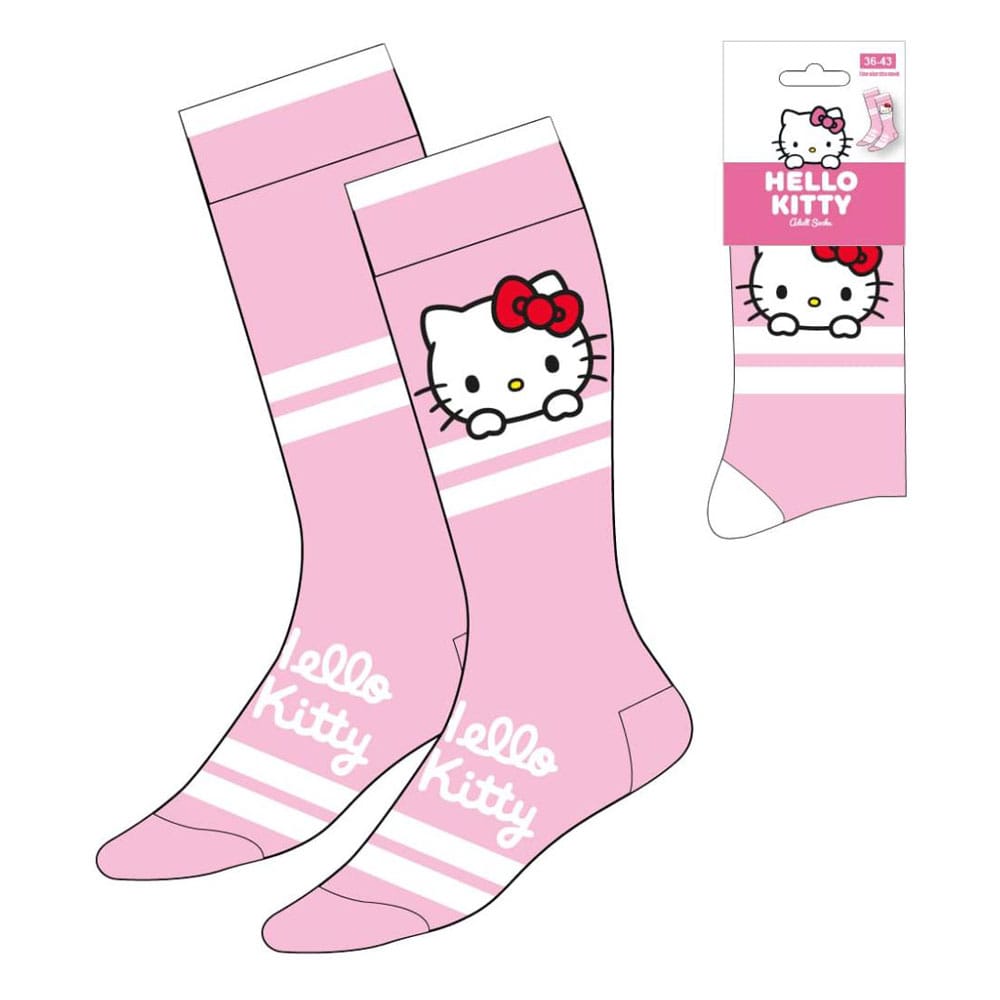 Sanrio Socken Hello Kitty Stripes 36-43 - Smalltinytoystore