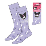 Sanrio Socken Kuromi Purple 36-43 - Smalltinytoystore