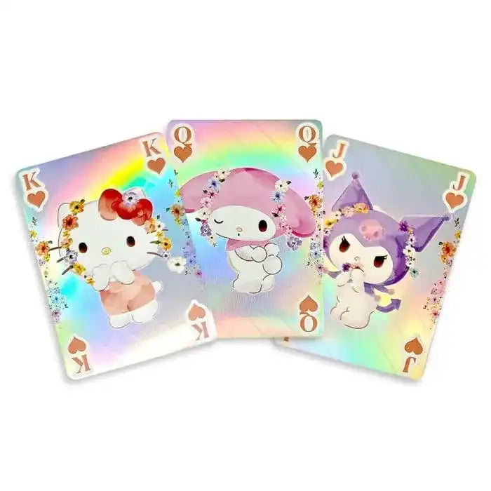 Sanrio Spielkarten Hello Kitty & Friends Holographic - Smalltinytoystore