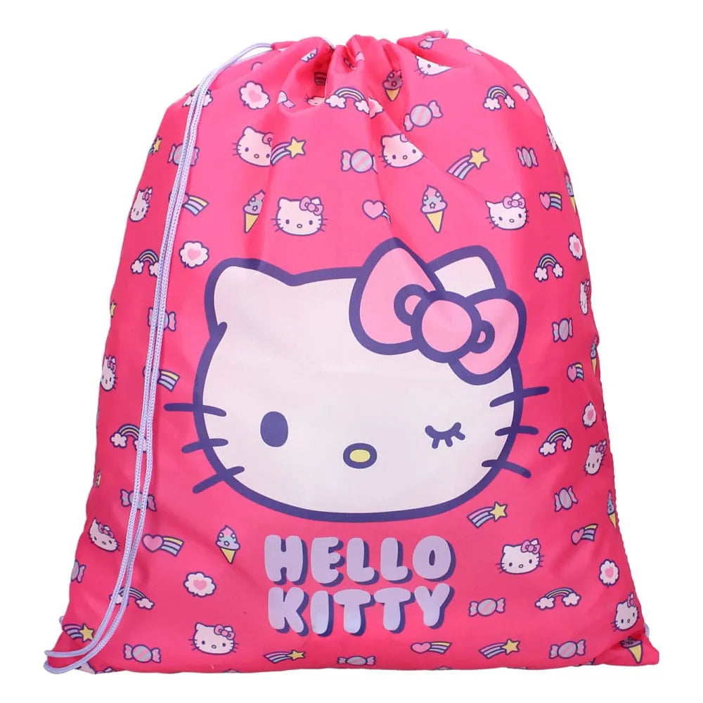 Sanrio Sportbeutel Hello Kitty Follow The Rainbow - Smalltinytoystore