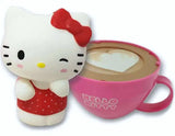 Sanrio Squishy Figuren Hello Kitty Cappuccino Display (8) - Smalltinytoystore
