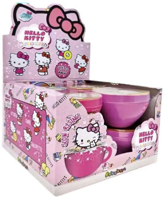 Sanrio Squishy Figuren Hello Kitty Cappuccino Display (8) - Smalltinytoystore