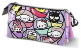 Sanrio Triple Federmäppchen Hello Kitty Gashapon Pink