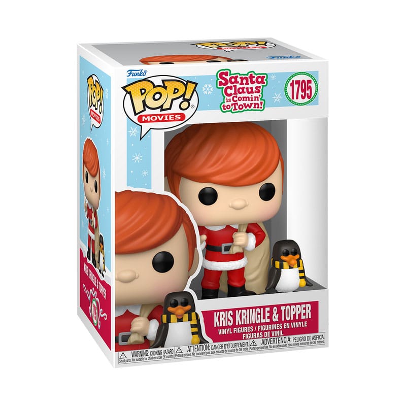 Santa Claus is Comin' to Town POP&Buddy TV Vinyl Figur Kris w/Topper 9 cm - Smalltinytoystore
