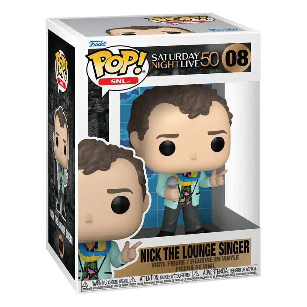Saturday Night Live POP! Movies Vinyl Figur 50th Anniversary Nick the Lounge Singer 9 cm - Smalltinytoystore