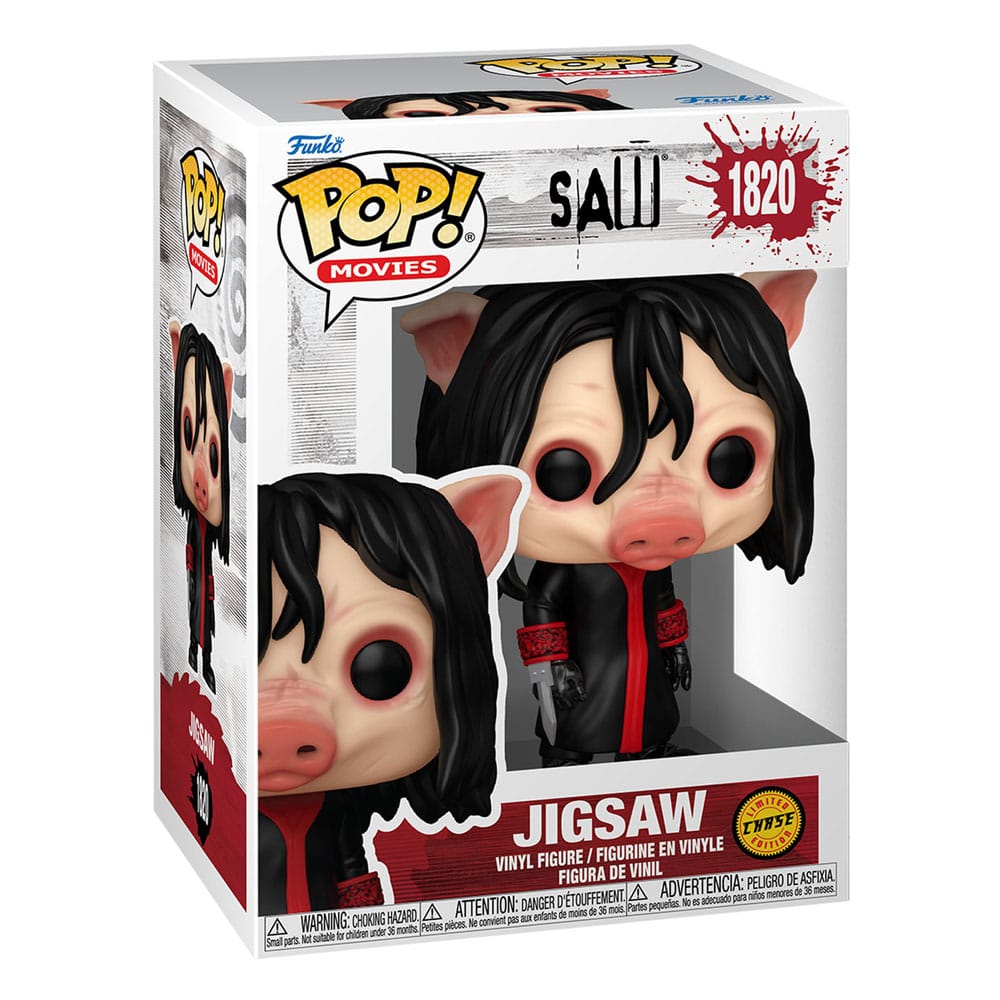 Saw POP! Movies Vinyl Figur Jigsaw with Chase 9 cm Sortiment (6) - Smalltinytoystore