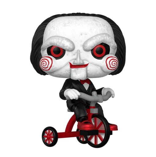 Saw POP! Plus Vinyl Figur Billy on Tricycle Exclusive Edition 9 cm - Smalltinytoystore