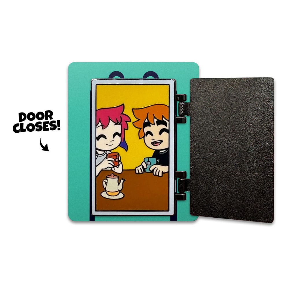 Scott Pilgrim Ansteck-Pin Door Swinging 5 cm - Smalltinytoystore
