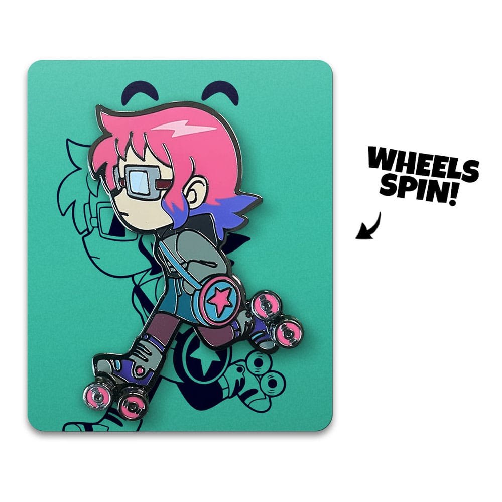 Scott Pilgrim Ansteck-Pin Ramona Skating 5 cm - Smalltinytoystore