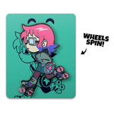 Scott Pilgrim Ansteck-Pin Ramona Skating 5 cm - Smalltinytoystore