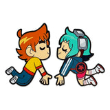Scott Pilgrim Ansteck-Pin Scott & Ramona Kissing 5 cm - Smalltinytoystore