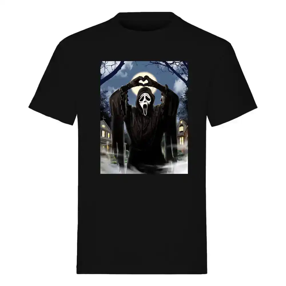Scream - Schrei! T-Shirt Ghost Face Hearts - Smalltinytoystore