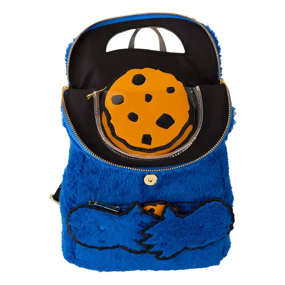 Sesamstraße by Loungefly Plush Mini Rucksack Cookie Monster - Smalltinytoystore