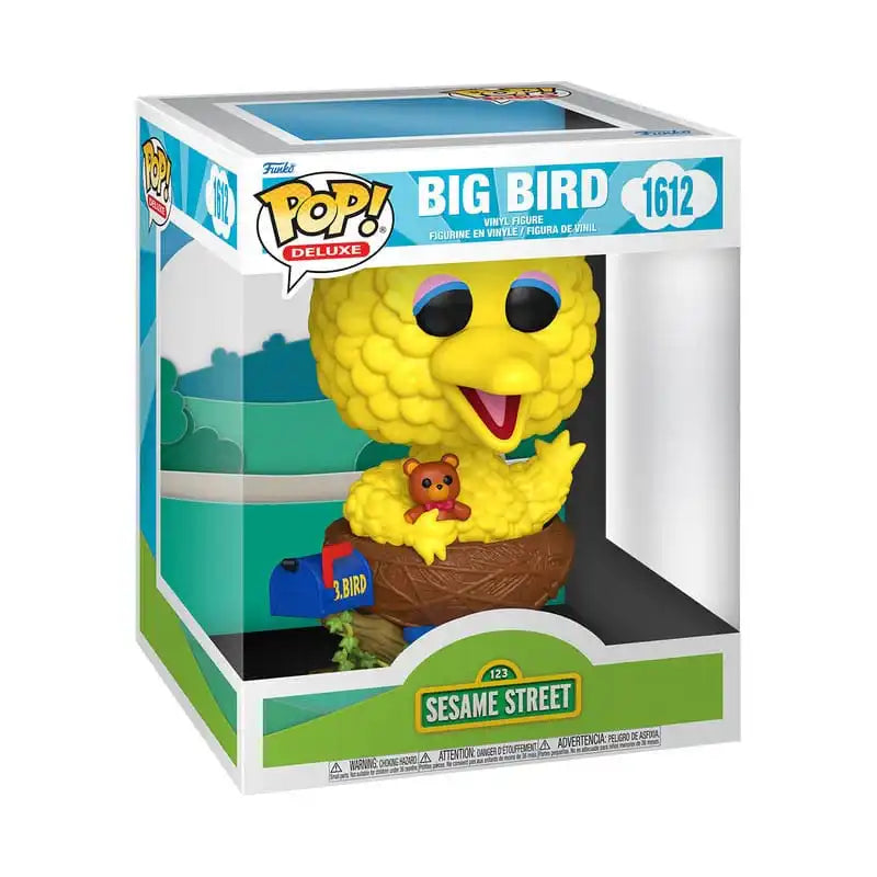 Sesamstraße POP! Deluxe Vinyl Figur Big Bird in Nest 17 cm - Smalltinytoystore