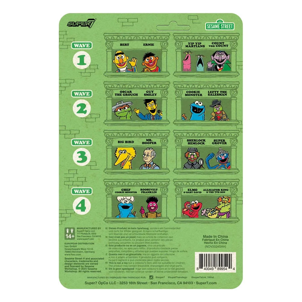 Sesamstraße ReAction Actionfigur Wave 04 Elmo & Baby David 10 cm - Smalltinytoystore