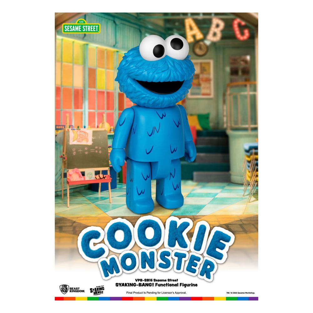 Sesamstraße Syaking Bang Series PVC Spardose Cookie Monster 47 cm - Smalltinytoystore