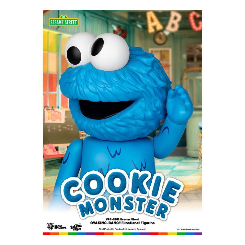 Sesamstraße Syaking Bang Series PVC Spardose Cookie Monster 47 cm - Smalltinytoystore