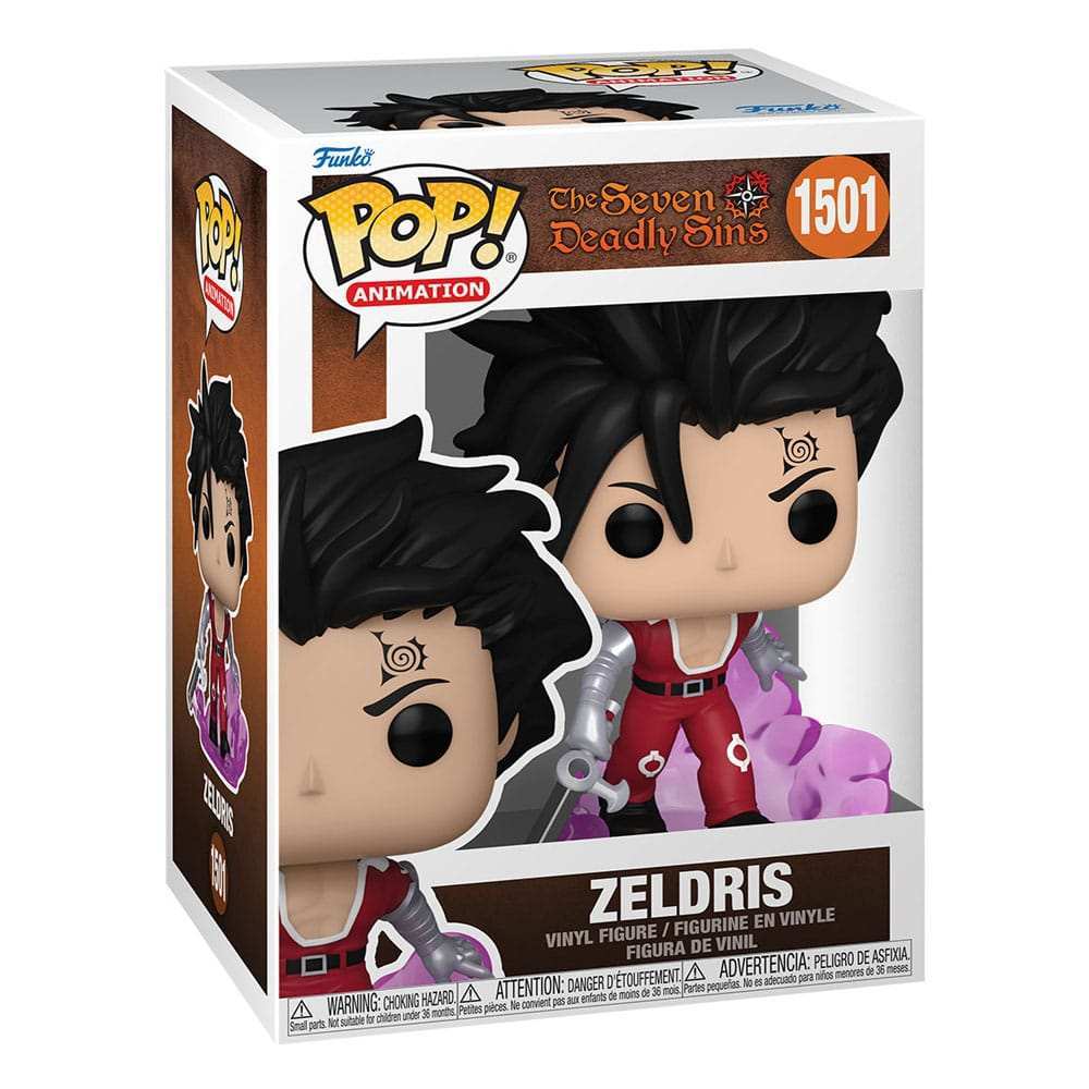 Seven Deadly Sins Pop! Animation Vinyl Figur Zeldris 9 cm - Smalltinytoystore