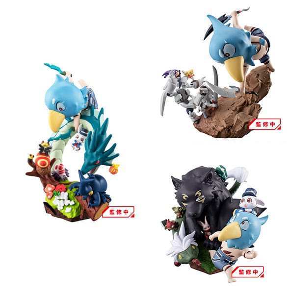 Shangri-La Frontier Petitrama EX Series Petitrama EX Series Sammelfiguren 3er-Pack Shangri-La Frontier vs Monster Diorama Collection Set 11 cm - Smalltinytoystore