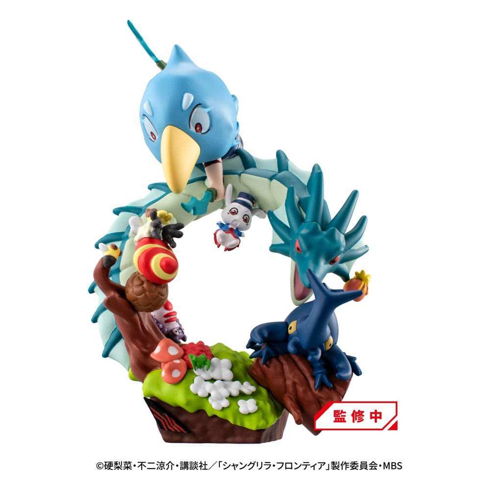 Shangri-La Frontier Petitrama EX Series Petitrama EX Series Sammelfiguren 3er-Pack Shangri-La Frontier vs Monster Diorama Collection Set 11 cm - Smalltinytoystore