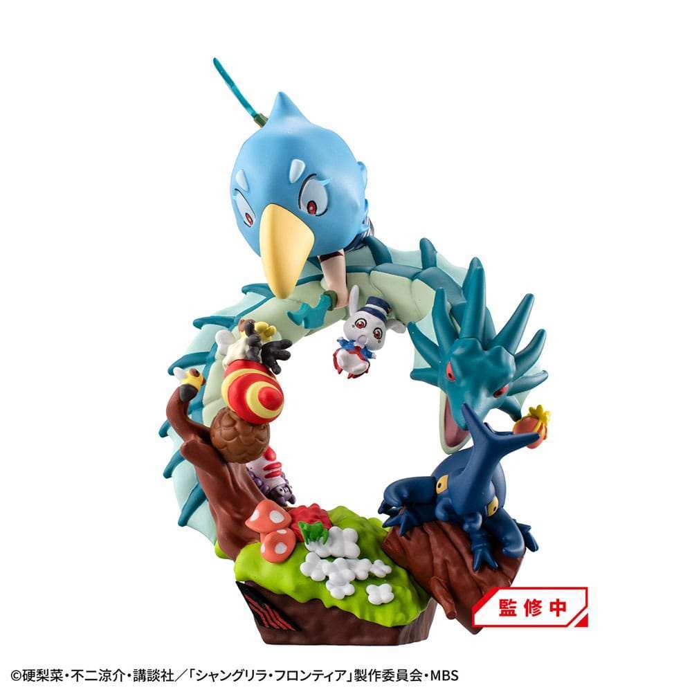 Shangri-La Frontier Petitrama EX Series Sammelfiguren 3er-Pack Shangri-La Frontier vs Monster Diorama Collection Set 11 cm (with gift) - Smalltinytoystore
