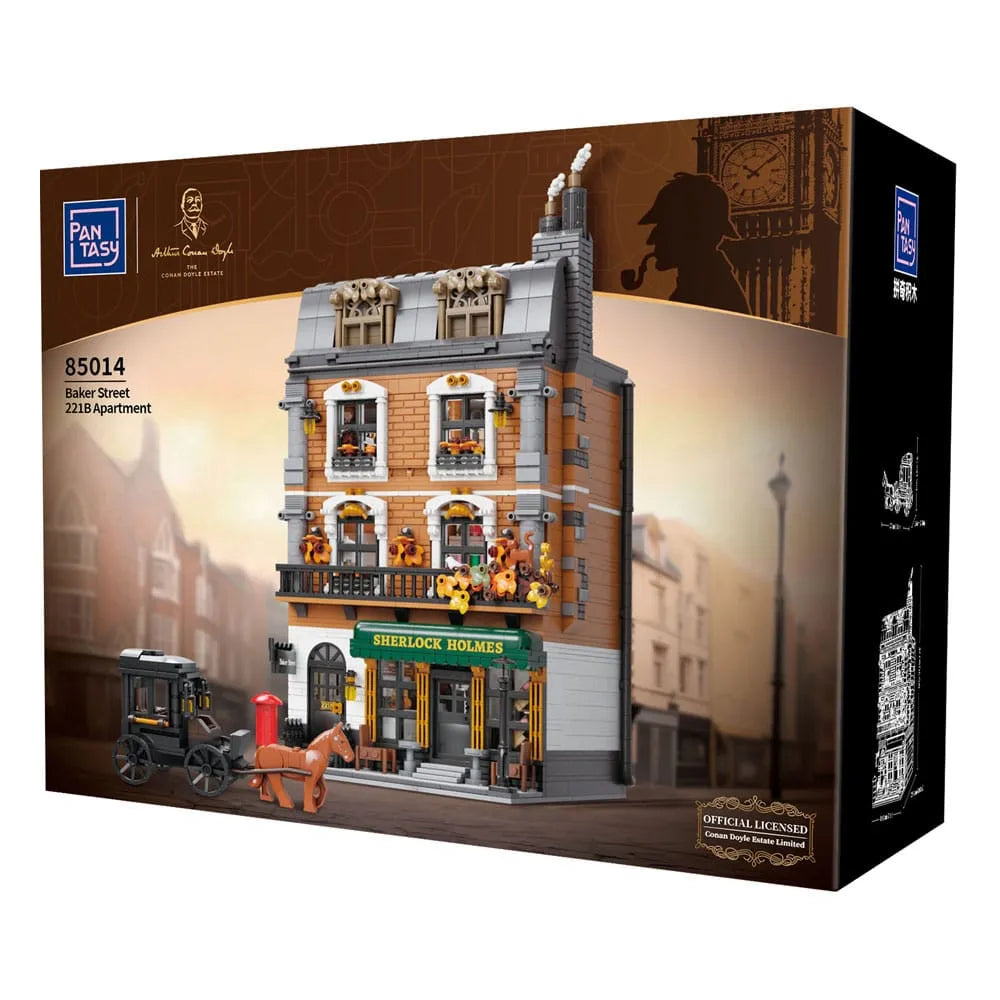 Sherlock Holmes Bauset Baker Street 221B Apartment 42 cm - Smalltinytoystore