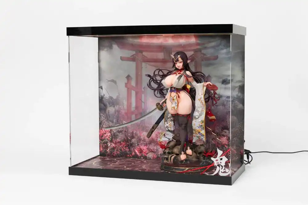 SHINSAI Acryl Display Case mit Beleuchtung Inbina Rasethuhime Saki 39 cm - Smalltinytoystore