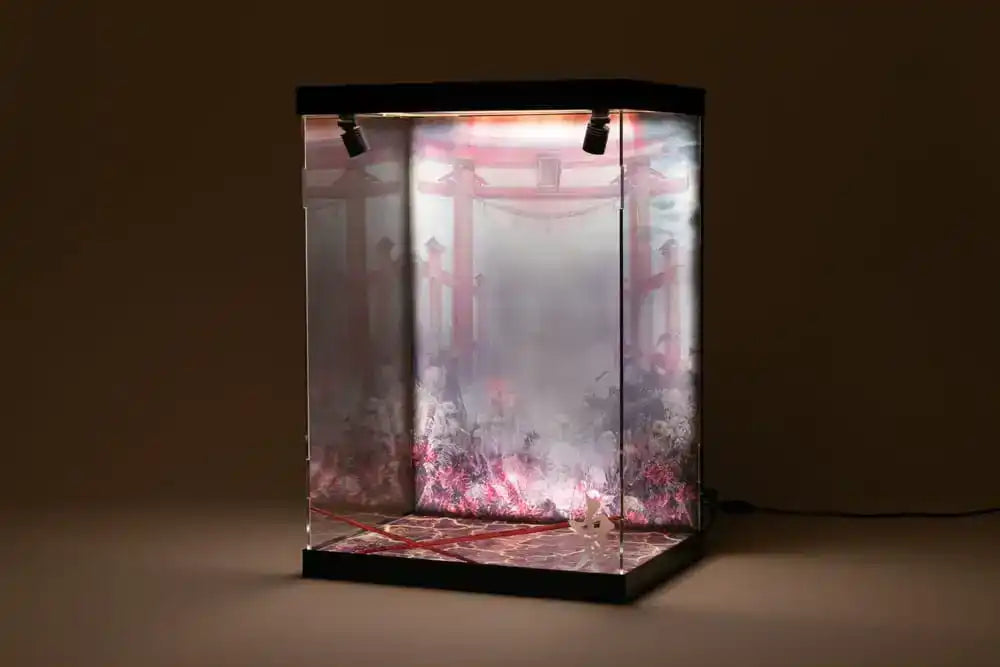 SHINSAI Acryl Display Case mit Beleuchtung Inbina Rasethuhime Saki M Edition 39 cm - Smalltinytoystore