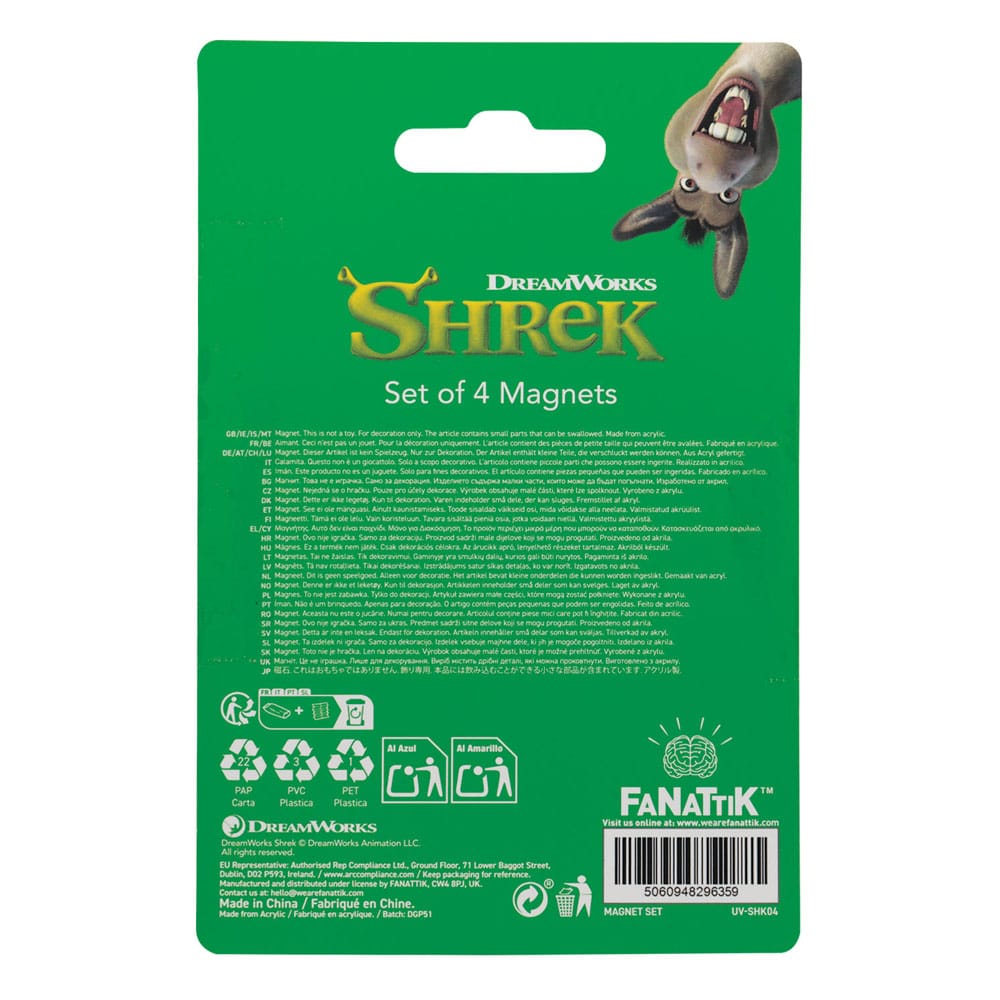 Shrek Magneten 4er-Set - Smalltinytoystore