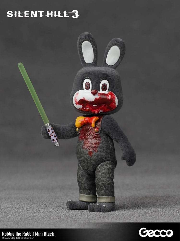 Silent Hill 3 Mini Actionfigur Robbie the Rabbit Mini Black Version 10 cm - Smalltinytoystore