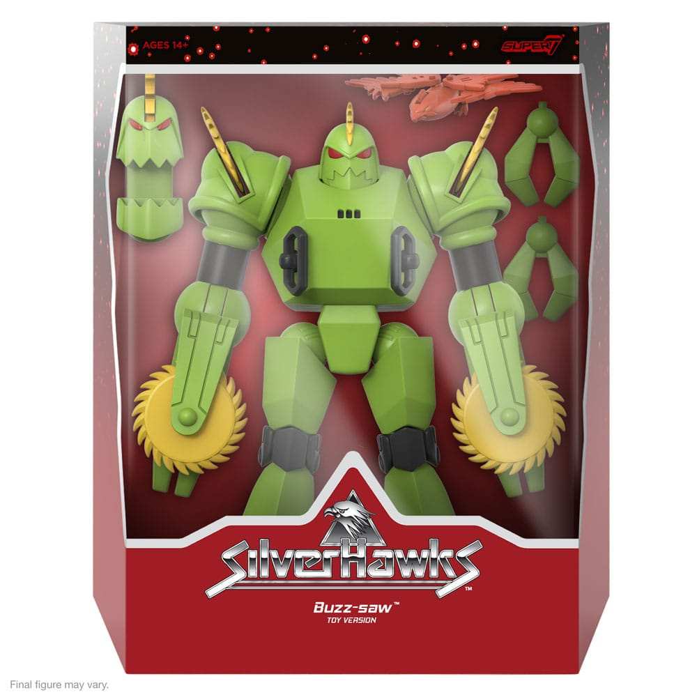 SilverHawks Ultimates Actionfigur Buzz-Saw (Toy Version) 18 cm - Smalltinytoystore