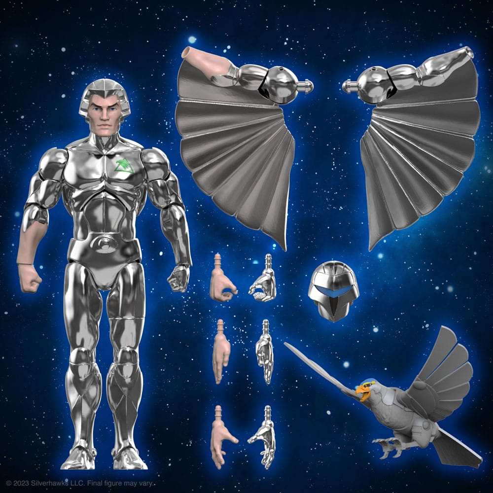 SilverHawks Ultimates Actionfigur Quicksilver (Toy Version) 18 cm - Smalltinytoystore